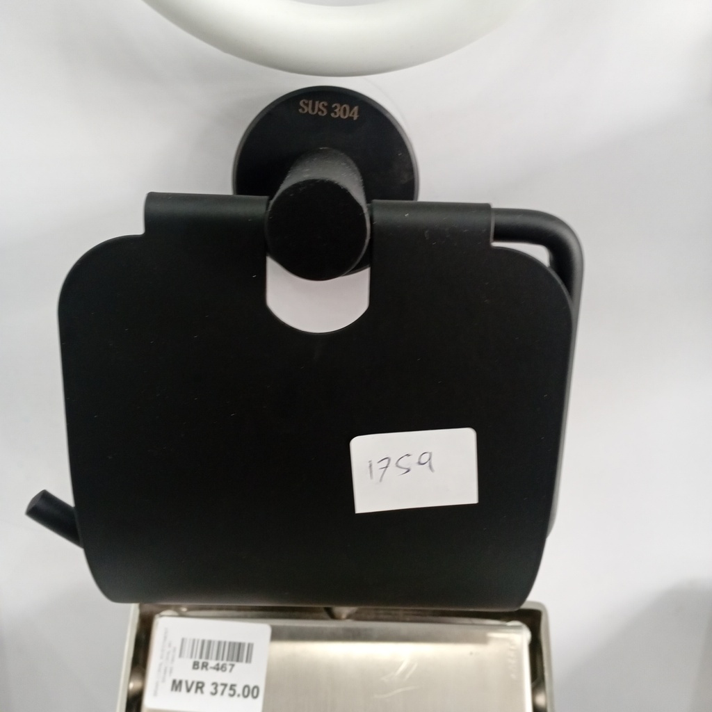 Paper Holder - Black Polish - 9829