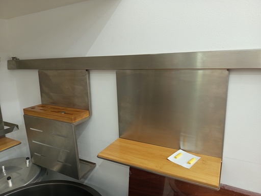 [BR-512] 47710801BN
980mm hanging board + lower shelt