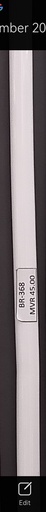 [BR-368] Plastic connection pipe, L: 30" connection size: 1/2"