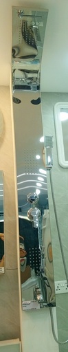 [SH-004] POLE SHOWER PANEL SS SILVER PLATE SH-004
Box Code: 90020