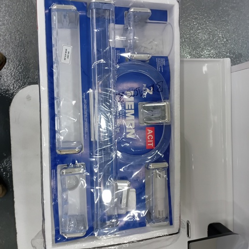 [BR-1002] PVC Accessories Set (7pcs), CP/Cyrstal, Memon