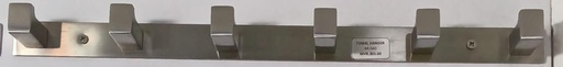 [BR-540] 480936BN Six robe hook Brush nickel