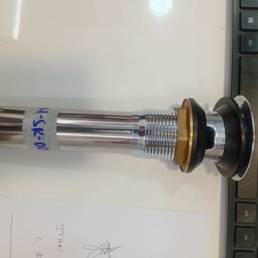 [DN-SK-003] WASTING PLUG STAINLESS STEEL   7.5" X 1.5"
Box Code: A103-G