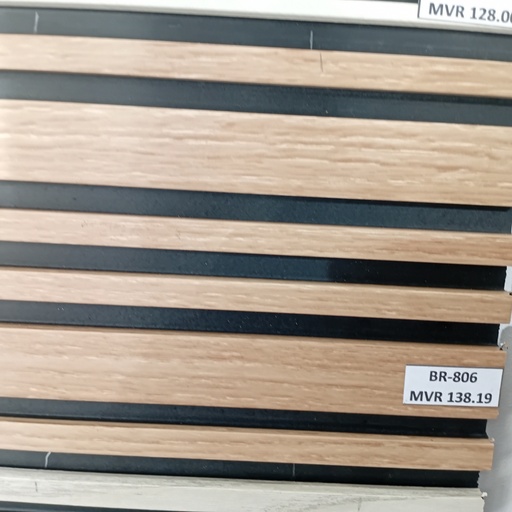[BR-806] WPC Wall Panel, CTWPC-16514, Black core (Fresh Raw Material) - 158*13*2900 - WT037