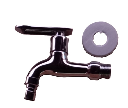 [BR-9] Wall mount zinc silver water wall small taps
Length:11CM Box Code: 80765-A