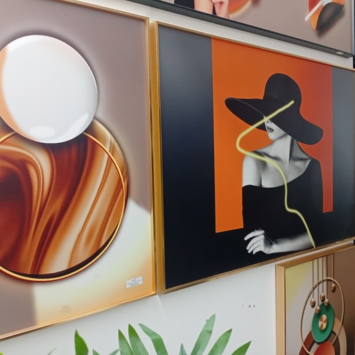 [BR-754] Painting Canvas - Aluminum Frame, KT-006, 50*70 + 100*70 + 50*70