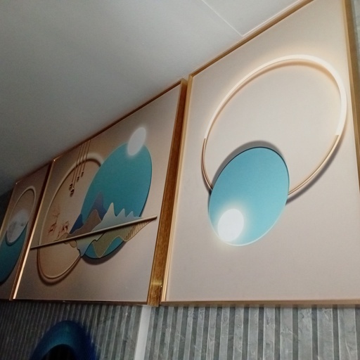 [BR-770] Painting Canvas - Aluminum Frame, AK-5001 50*70 + 100*70 + 50*70