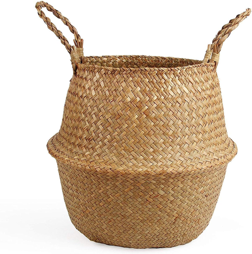 [Br-285] Woven Basket 22x23CM