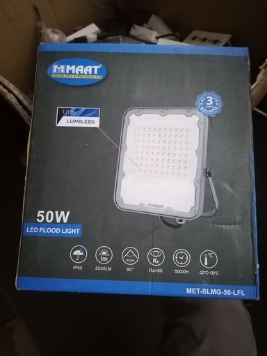 [BR-119] FLOOD LIGHT 50W 3000K -  MAAT