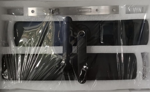 [BR-958] Modern Door Lock 2-Door thickness ：35~65MM Do IP55 waterproof version (TT lock, Finger print, Pin codes, Card, Mechanical Key) - Silver