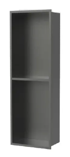 [BR-916] Shower Niche with Shelf 20x60cm - Grey - 8363-2GR