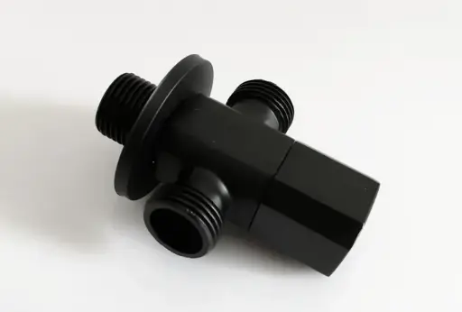 [BR-1142] Angle Valve, brass material,Black color, 000001-2B#,