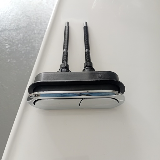 [BR-1192] Toilet 6044# Pressing button - OVAL