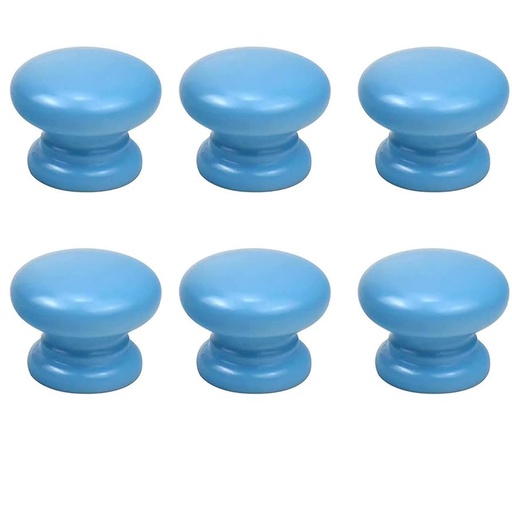 [BR-1300] Cabinet Knob A-86# Wood Blue 1303