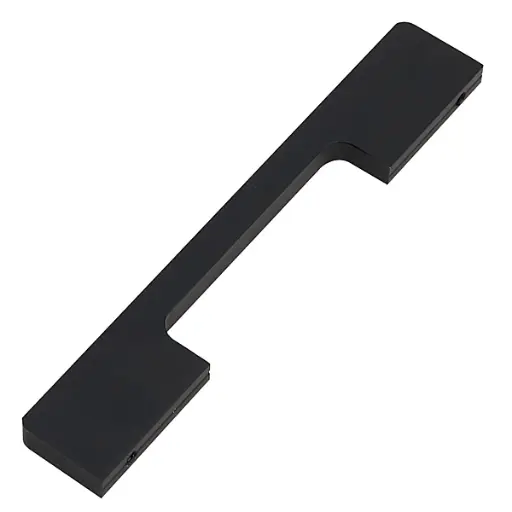 [BR-1322] Furniture Handle, aluminum, size: 6216-128 , black