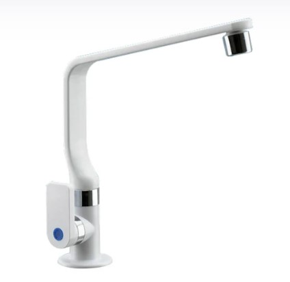 [BR-1349] Watertec - Pillar Sink Tap L106 C Kasumi WTC FST-L01F60-0WXWHC (WHITE)