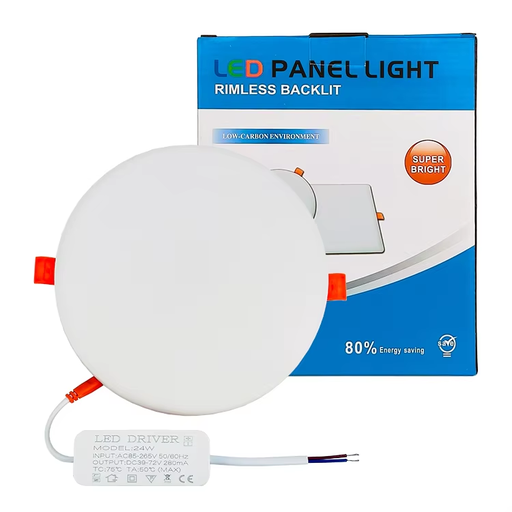 [BR-1454] Ceiling Light - Round, Power: 18, Dia: 120mm, 165-265V, White, WSA05DAL0021