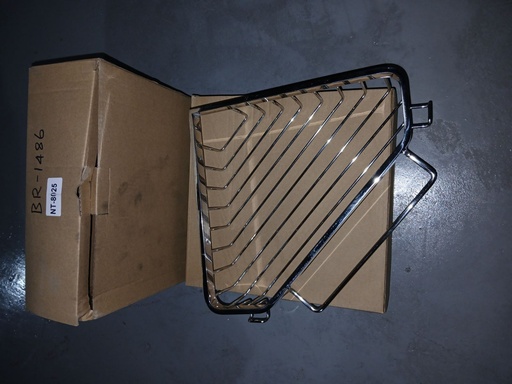 [BR-1486] Corner Shelf, Polish, SS, NT-8025