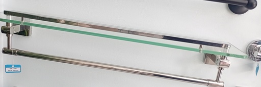 [BR-1496] Glass Shelf - Single, Polish, SS, NT-8010