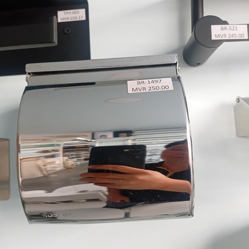 [BR-1497] Toilet Paper Holder, Polish, SS, 81737
