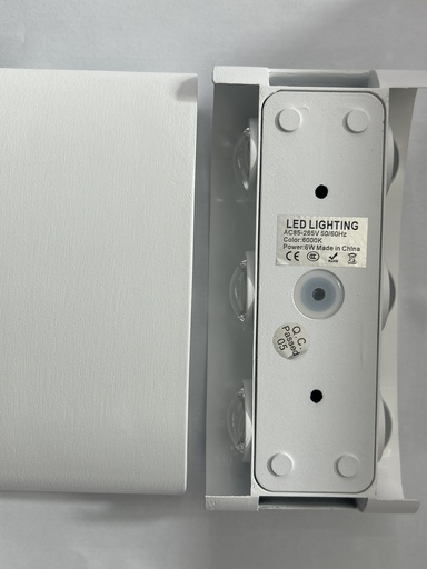 [BR-1566] Outdoor light 1042-6#, 6W, 6000K, AC85-265V, Aluminium+PS lens, 170*80*40mm, White