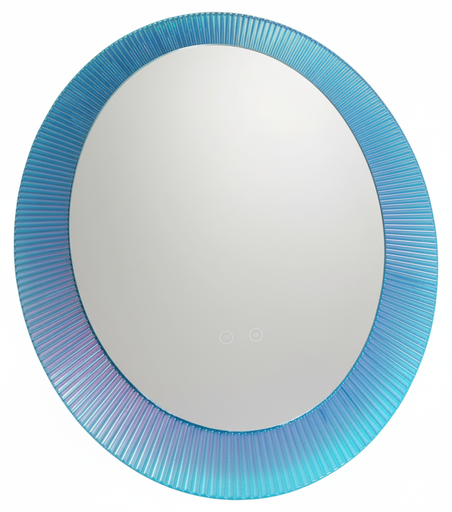 [BR-1701] Smart Mirror, 02E22, 600*800MM, 3 Color Light Demist Function, Touch Switch, Acrylic Frame, Water proof