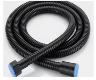 [BR-1740] Shower Hose 1.5m Stainless Steel Black