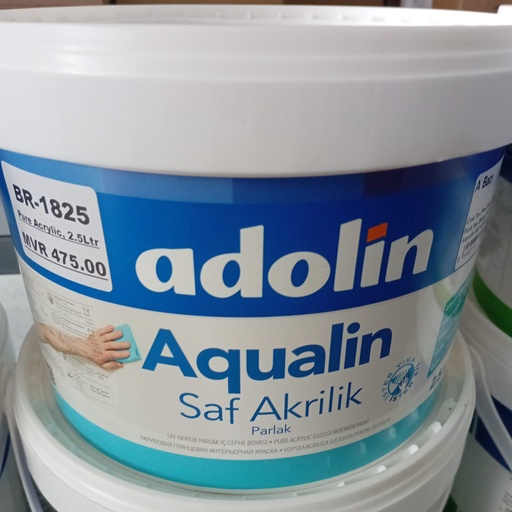 [BR-1825] Adolin Emulsion Wall Paint, Pure Acrylic, 2.5Ltr