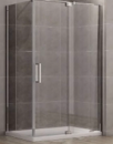 [BR-1883] Shower Glass Door-Square Shaped 8*1200*900*1900MM, Chrome