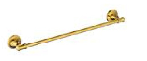 [BR-2063] Towel Rack Single - 011011G, Brass+SUS304