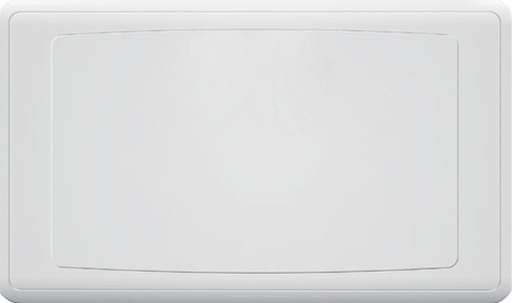 [BR-2093] EliteElegance-Blank Plate FC402 - 2 Gang, White 