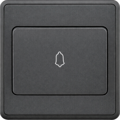 [BR-2144] EliteElegance-Bell Switch FC317WSH - 1 Gang, Grey