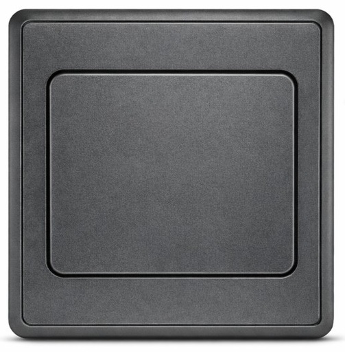[BR-2149] EliteElegance-Blank Plate FC401SH - 1 Gang, Gray