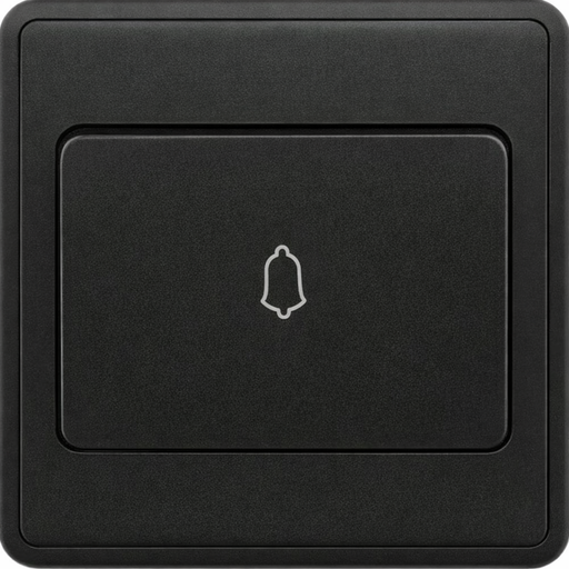 [BR-2202] EliteElegance-Bell Switch FC317WBK - 1 Gang, Black 