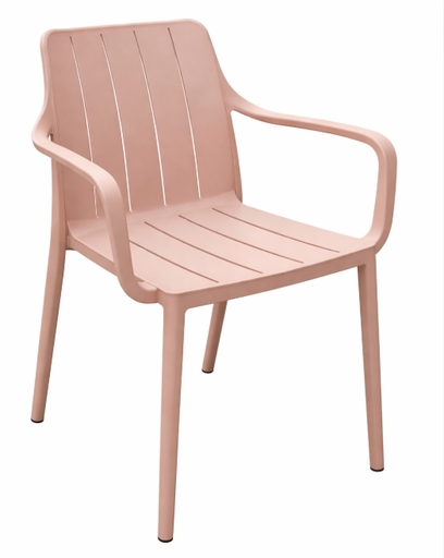[BR-2245] Plastic Chair (C125) Pink 91145 - 58*39*81cm PP