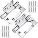 [BR-2285] Flush Hinges SUS-304D 4x3x3, Silver