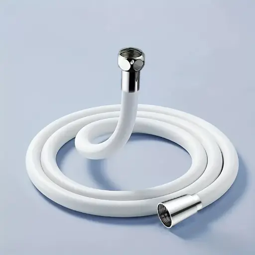 [BR-2293] Shower Hose 1.2M Silicon White