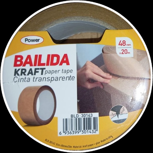 [BR-2324] Bailida Kraft Paper Tape 48MM x 20M