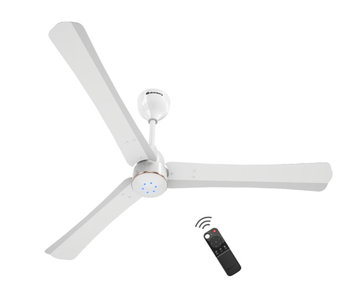 [BR-2616] Atomberg Renesa Halo Smart Ceiling Fan Sweep Size:1200MM Gloss Wht-Gold, FG0764