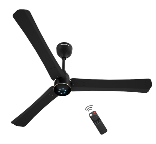 [BR-2620] Atomberg Renesa Halo Ceiling Fan Sweep Size:1400MM Midnight Black, GF0835