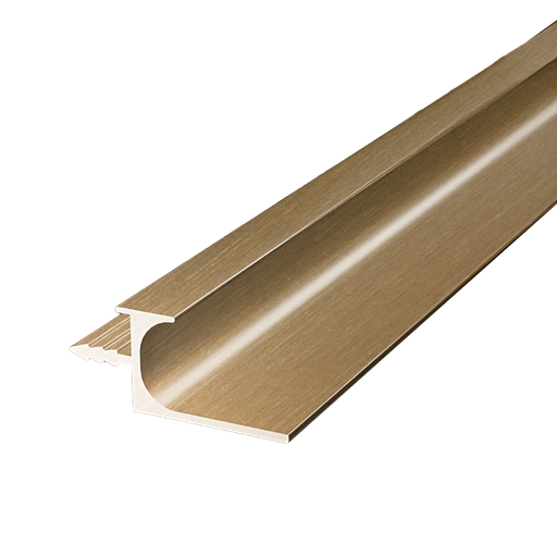 [BR-2661] Aluminum J Handle Profile, J-3105 - Gold, 1.8x19.1x50MM/3.6Meter