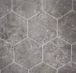 [BR-2690] PVC Wall Panel Hexagon Tile 1000X10X2400MM - Grey Matte