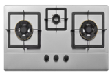 [BR-2782] Gas Stove 3 Burner Stainless Steel HG-X301A Size: 750*430