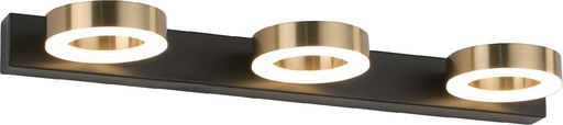 [BR-2802] Mirror Light JC-001A Gold 550*50*140mm, 3T-18W/6000K, Acrylic+Al+iron Material
