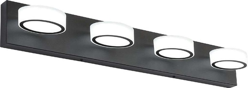 [BR-2804] Mirror Light 9550 Black 540*110*120mm, 3T- 15W/6000K, Iron+Acrylic Material