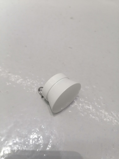 [BR-2880] Curtain Rod End Cap White