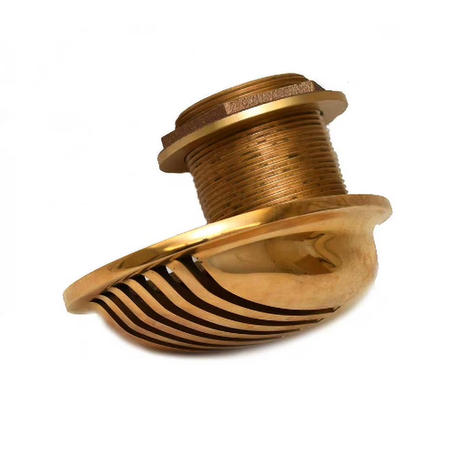 [25659] Brass Intake Water Strainer, Thru Hull, 2"
