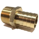 [25665] Hose Nipple, Brass, 1-1/2" x 1-1/2"