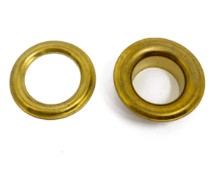 [25686] Grommet (Eyelet) (Tarpaulin), Brass, 10x19x6MM