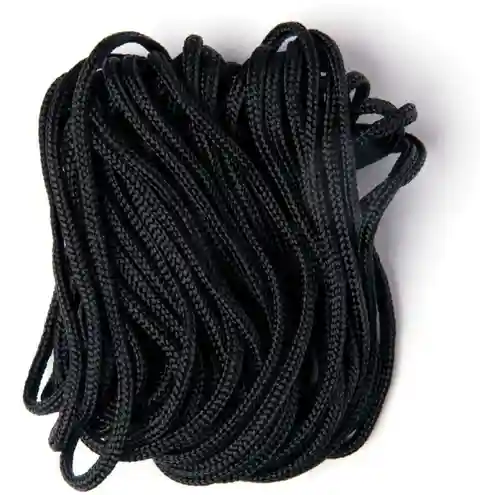 [25700] Rope - Nylon Braided Rope, Black 5MM